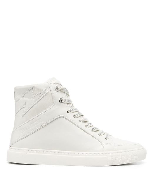 Zadig & Voltaire High Flash leather sneakers