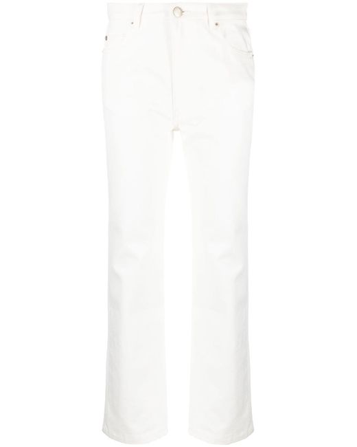 AMI Alexandre Mattiussi high-waisted cropped jeans