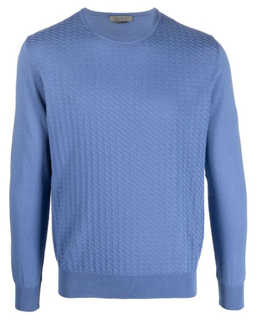 Corneliani long-sleeved cotton sweatshirt