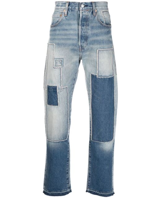 Levi'S®  Made & Crafted™ patchwork-design straight-leg jeans