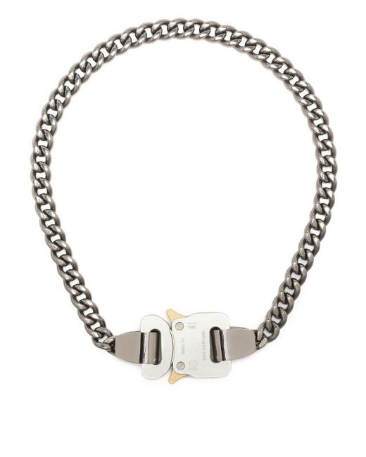 1017 Alyx 9Sm Rollercoaster-buckle detail necklace