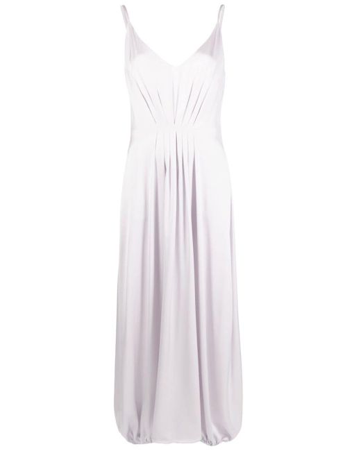 Giorgio Armani silk V-neck dress
