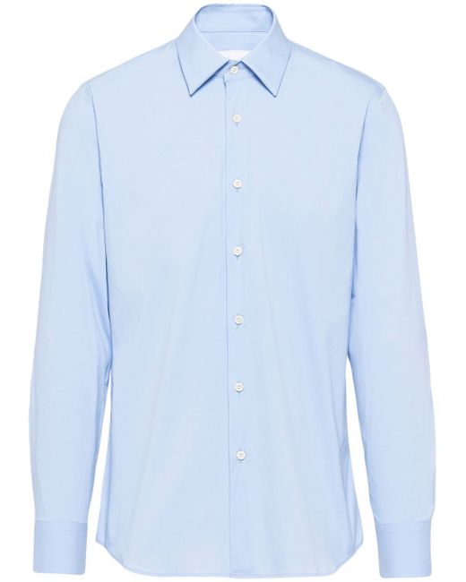 Prada long-sleeved cotton shirt