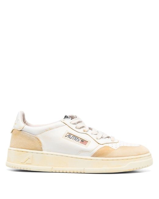 Autry contrasting low-top sneakers
