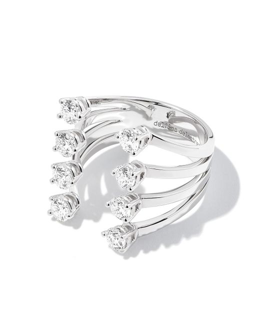 Delfina Delettrez 18kt white gold diamond ring