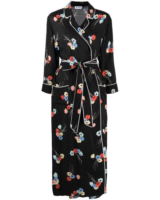 rixo floral-print robe