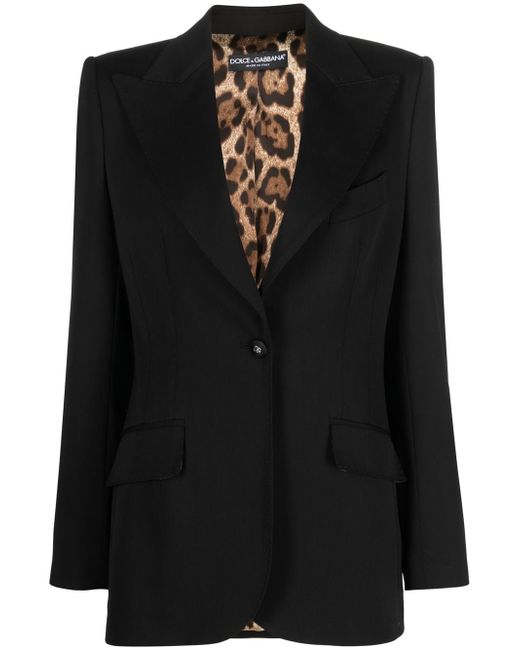 Dolce & Gabbana single-breasted button-fastening blazer