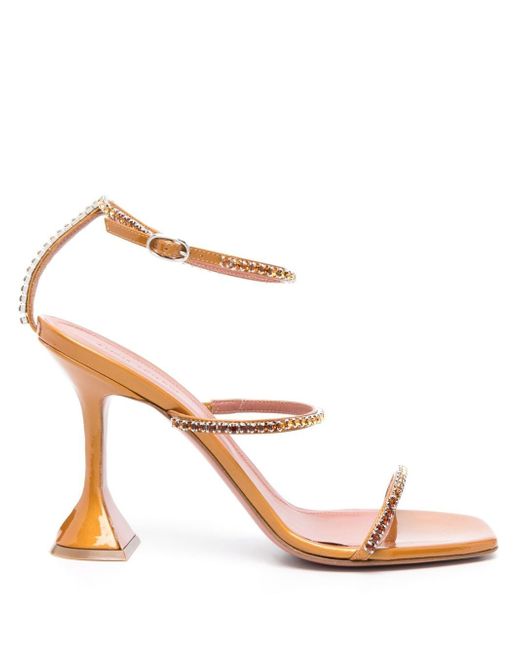 Amina Muaddi Gilda crystal-embellishment sandals