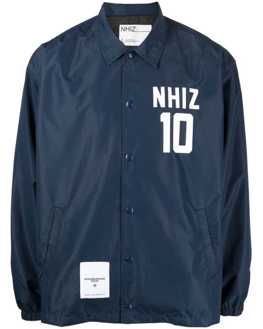 Izzue logo-print detail jacket