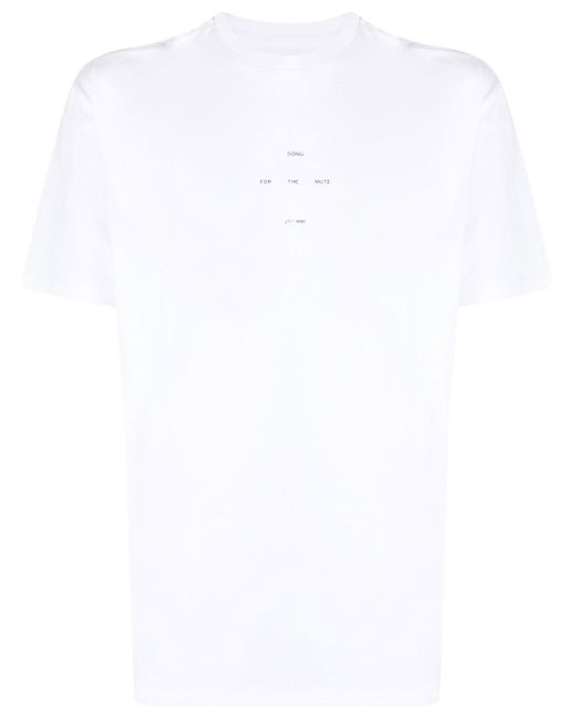 Song For The Mute graphic-print cotton T-shirt