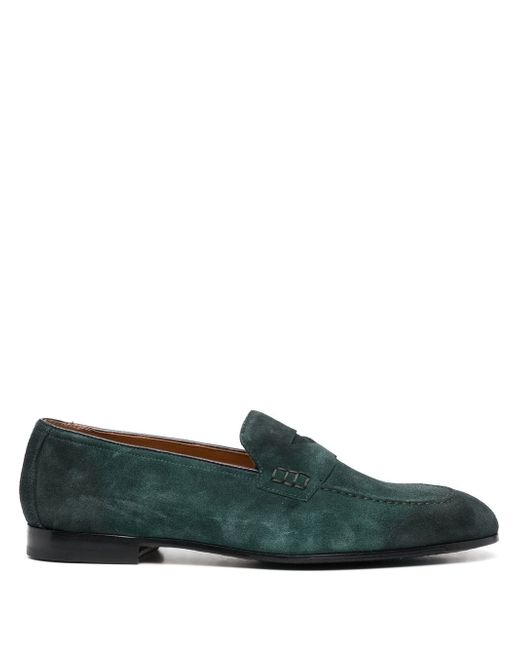 Doucal's slip-on suede loafers