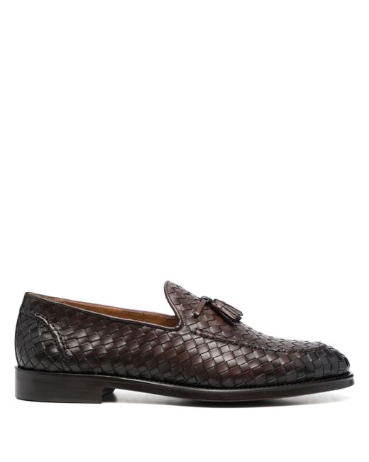 Doucal's woven leather loafers