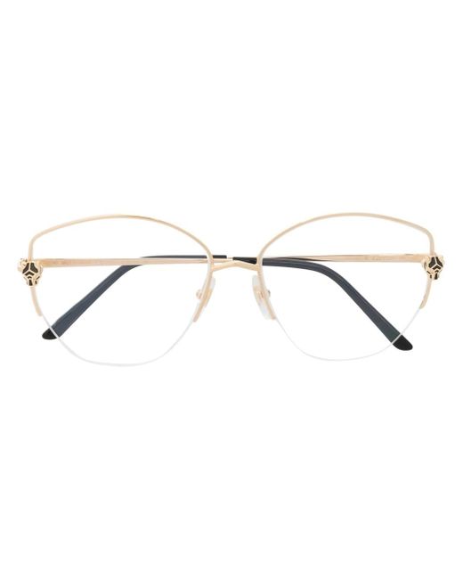 Cartier cat-eye two-tone glasses