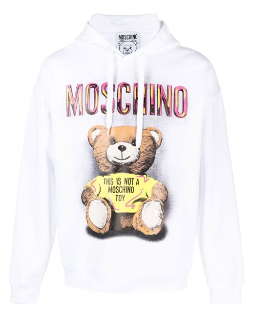 Moschino Teddy graphic-print hoodie