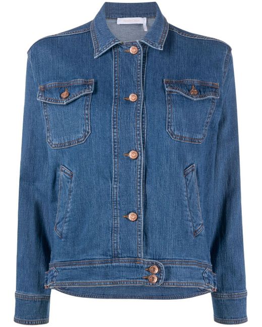 See by Chloé button-up denim jacket