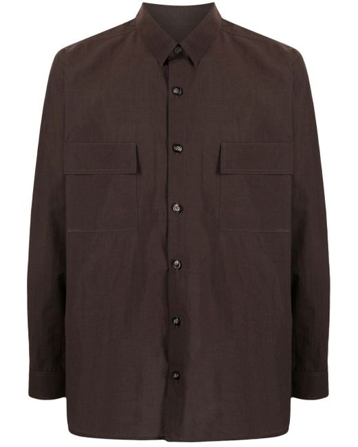 Nanushka long-sleeve button-fastening shirt
