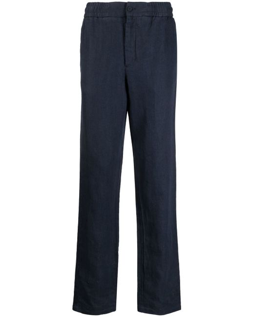 Orlebar Brown linen straight-leg trousers