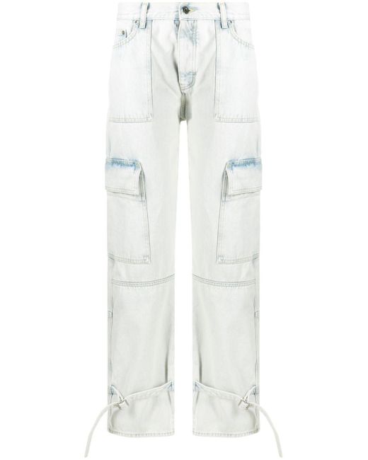 Off-White Graffiti wide-leg jeans