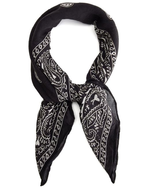 AMI Alexandre Mattiussi bandana-print scarf