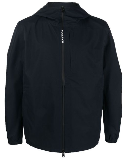 Woolrich logo-print hooded jacket