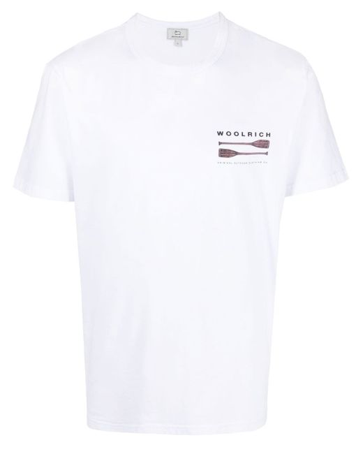 Woolrich logo-print cotton T-shirt
