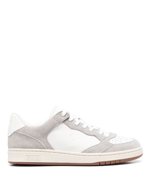 Polo Ralph Lauren Court leather-suede trainers