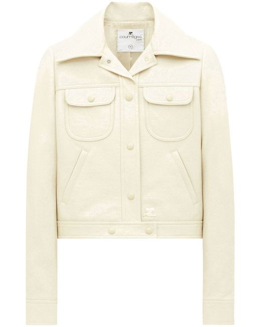 Courrèges cropped fitted jacket