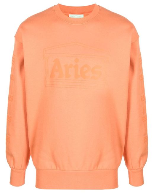 Aries Embroidered-logo Sweatshirt