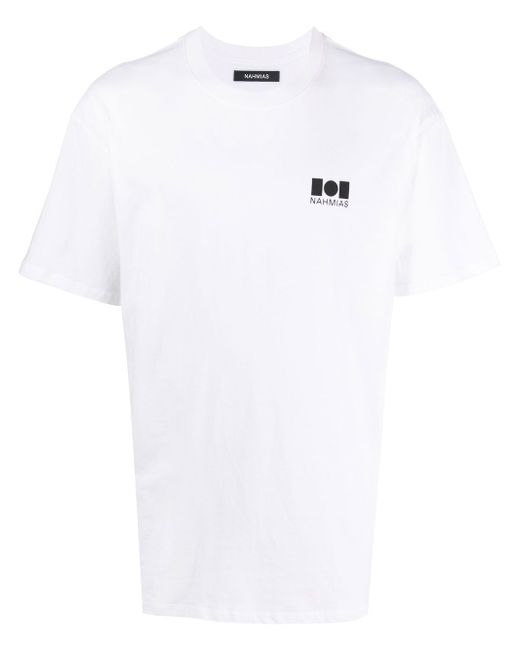 Nahmias logo-print cotton T-shirt