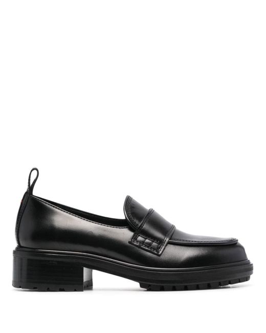Aeyde penny-slot leather loafers