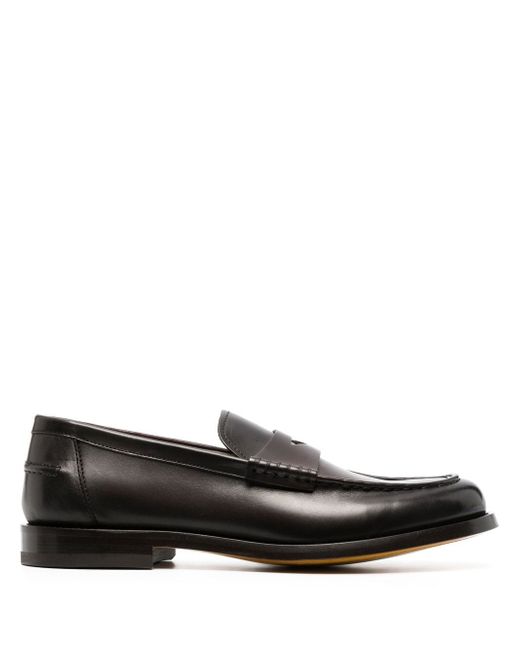 Doucal's 30mm leather penny loafers