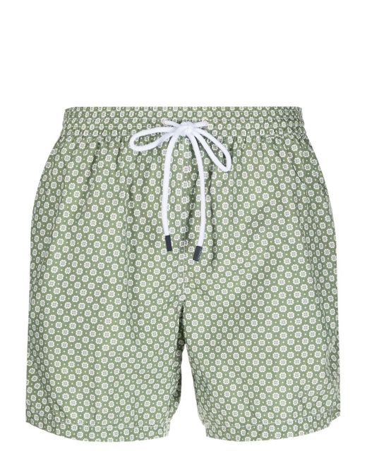 Barba floral-print swim shorts