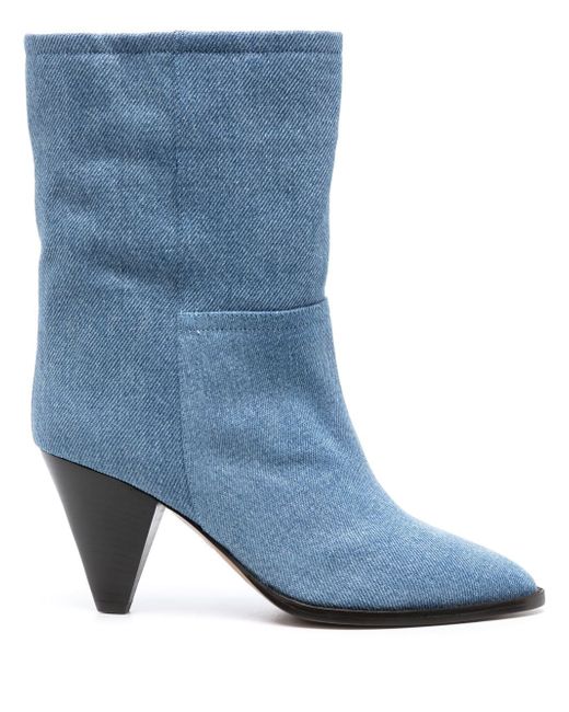 Isabel Marant Rouxa 80mm suede ankle boots