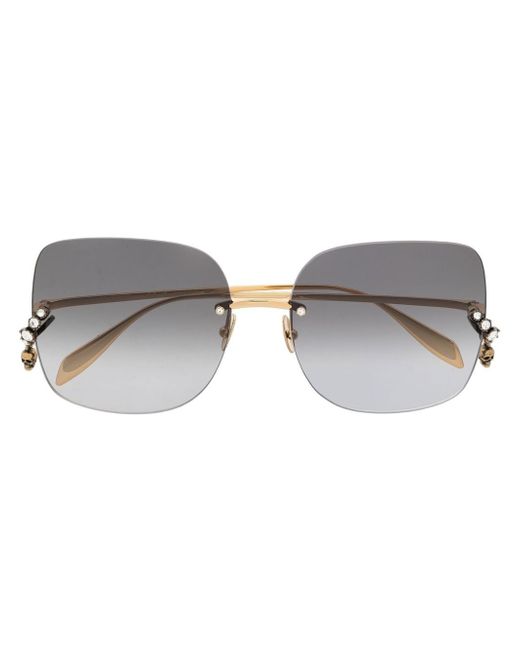 Alexander McQueen oversize-frame sunglasses