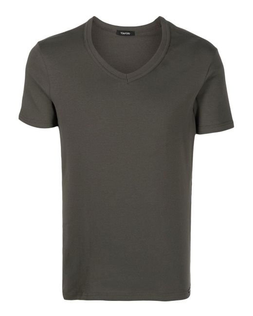 Tom Ford V-neck short-sleeve T-shirt