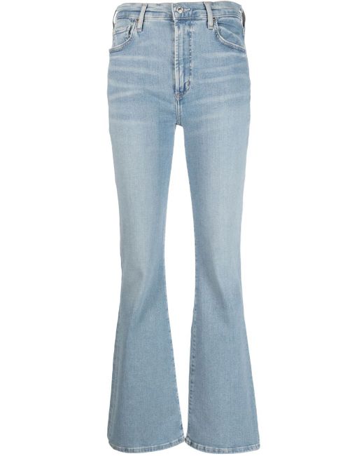 Citizens of Humanity flared cotton jeans