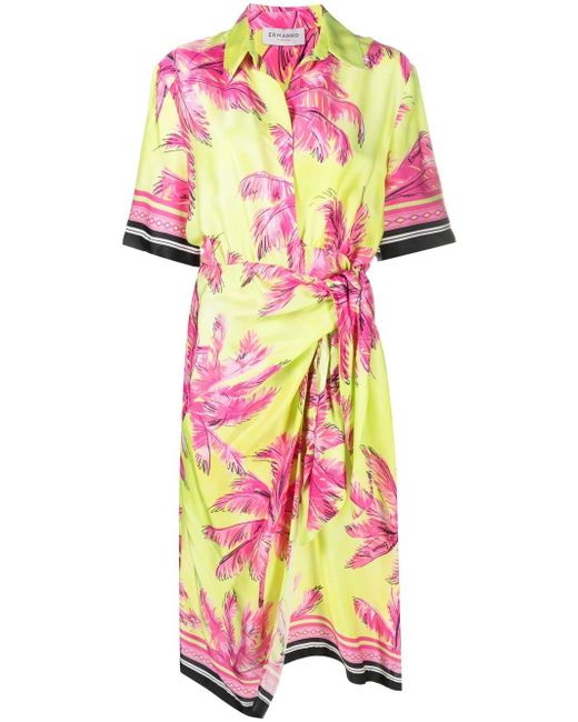 Ermanno Firenze all-over graphic print dress