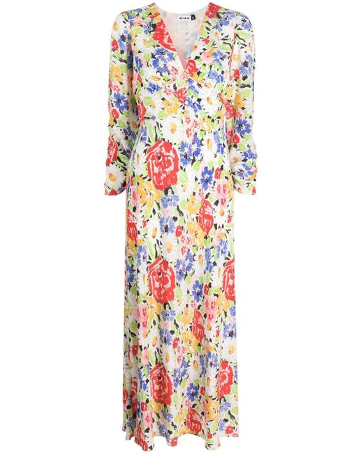 rixo floral-print maxi dress