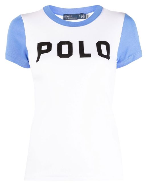 Polo Ralph Lauren colour-block cotton T-shirt