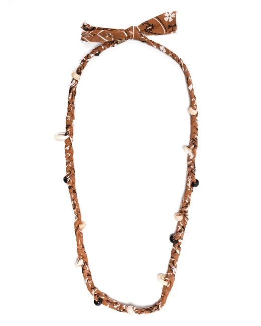 Alanui braided charm necklace