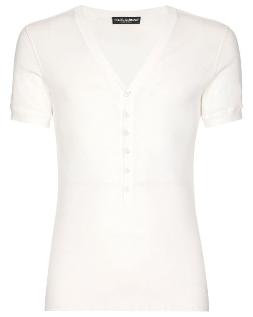 Dolce & Gabbana V-neck short-sleeve T-shirt