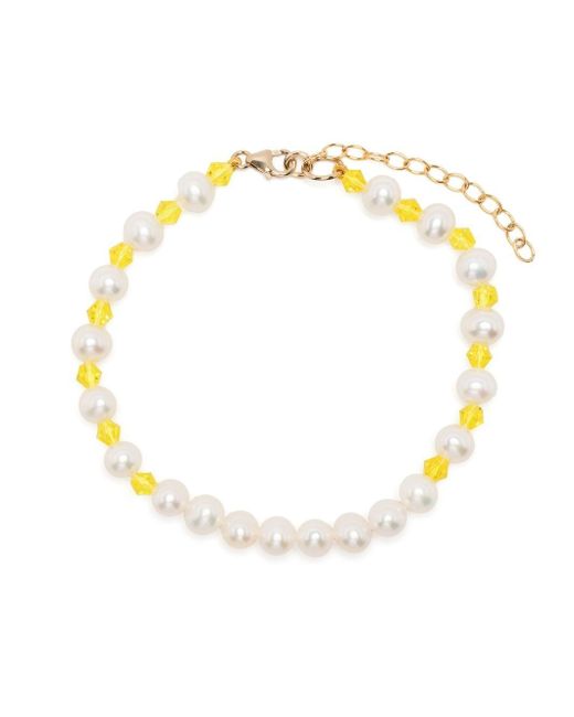 A Sinner in Pearls bead-embellished bracelet