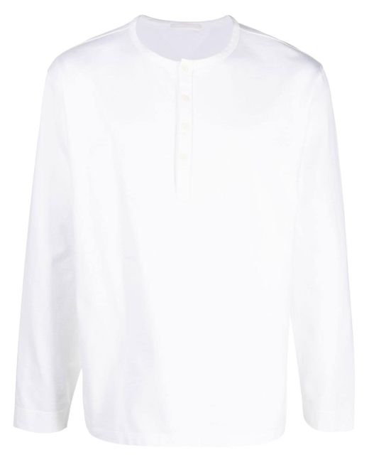 Ten C logo-patch cotton sweatshirt