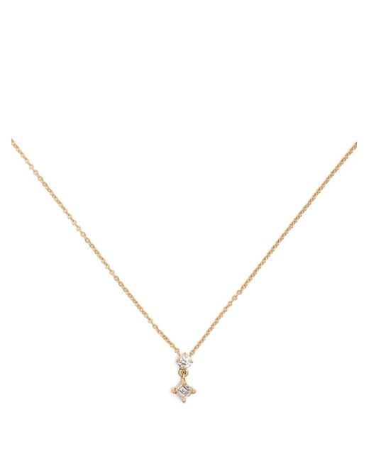 Lizzie Mandler Fine Jewelry 18kt yellow Mix Matched diamond necklace