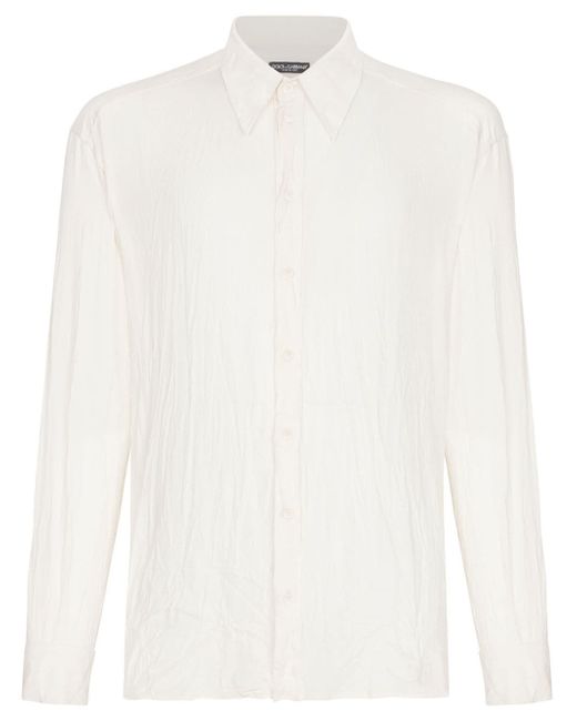Dolce & Gabbana silk long-sleeved shirt