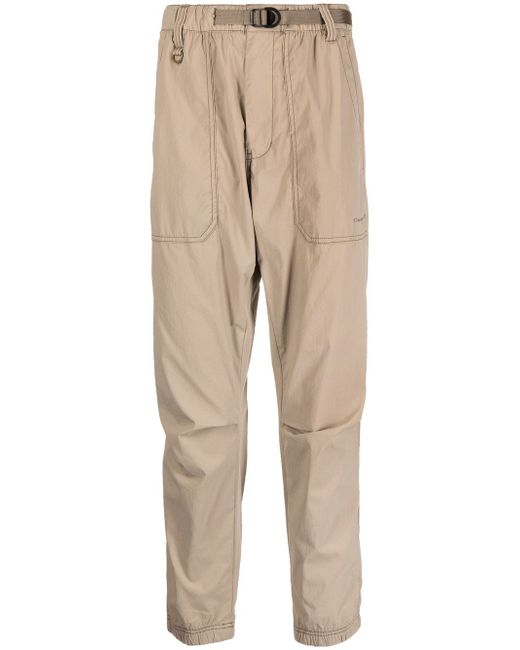 Chocoolate drawstring-waist tapered trousers