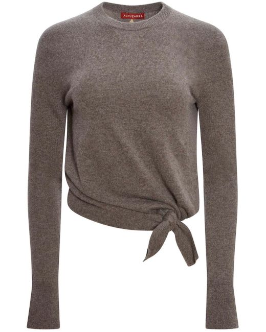 Altuzarra Nalini knot-detail cashmere jumper
