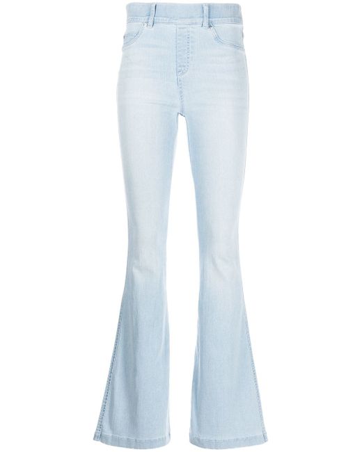 Spanx high-waisted flared trousers