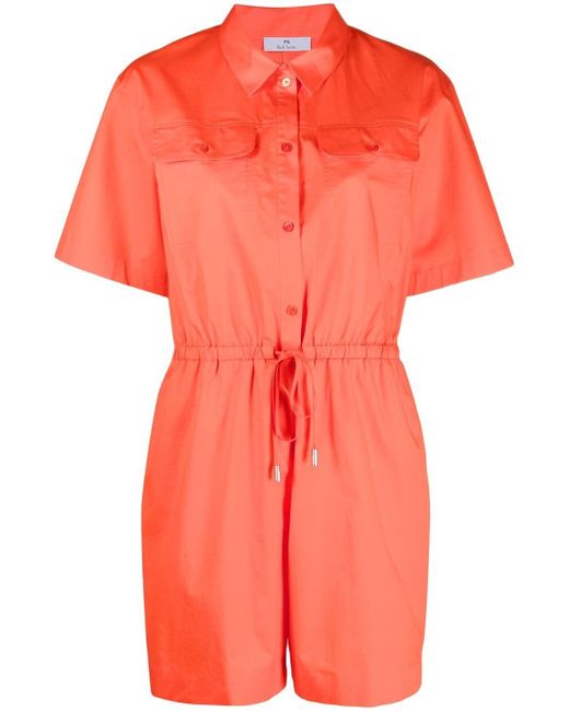 PS Paul Smith stretch-cotton playsuit
