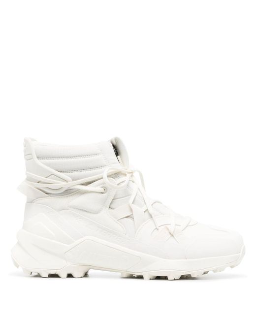 Y-3 high-top lace-up chunky sneakers